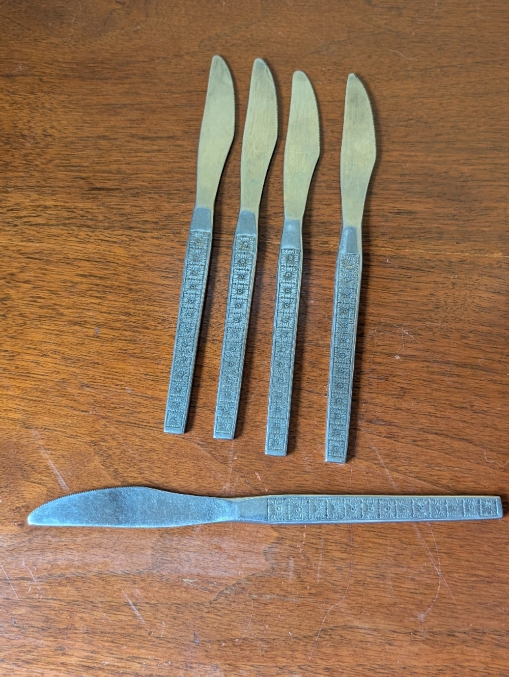 MCM Riviera Stainless Flatware Japan TORINO 5 Knife Set See Description - Picture 4 of 7